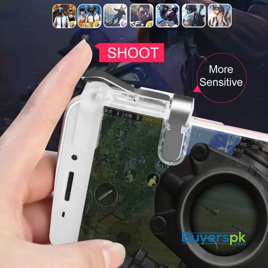 Pubg Mobile Gaming Trigger Metal for Controller L1r1 - Game Pad Price in Pakistan Pubg Mobile Gaming Trigger Metal for Controller L1r1 - Game Pad Price in Pakistan